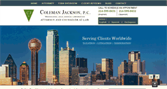 Desktop Screenshot of cjacksonlaw.com