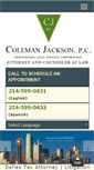 Mobile Screenshot of cjacksonlaw.com